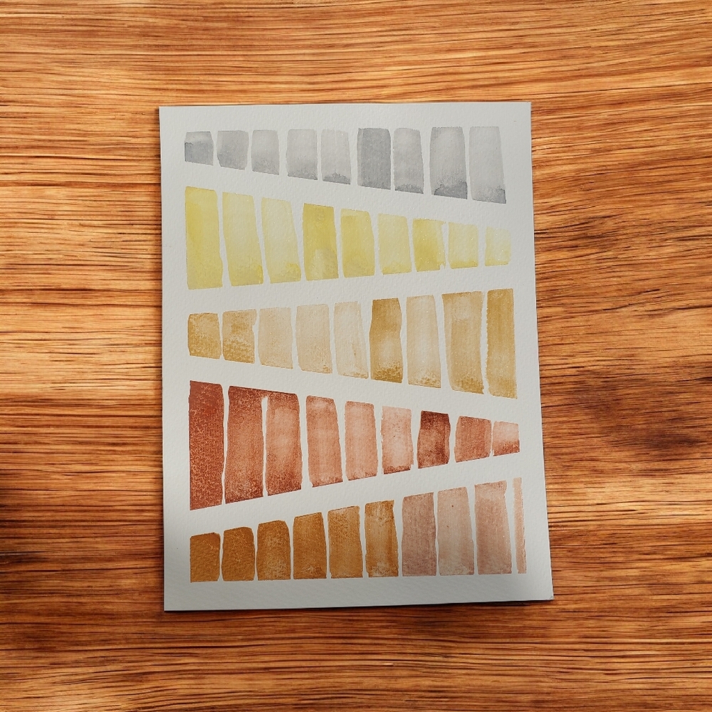 Original Abstract Watercolor Painting 9 X 12in.
